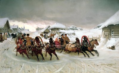 Vastenavond door Pyotr Grusinsky