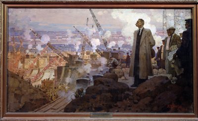 Maxime Gorki (1868-1936) door Pyotr Ivanovich Kotov