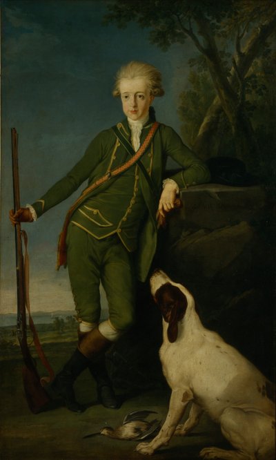 Portret van graaf Nikita Petrovich Panin 1770-1837 als kind door Pyotr Ivanovich Sokolov