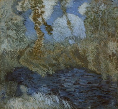 Nacht. Wind, 1907 door Pyotr Savvich Utkin