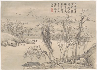 Winterlandschappen en Bloemen door Qian Weicheng