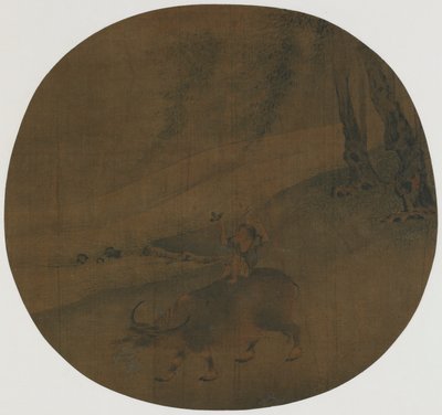 Jongen op een Waterbuffel, Ming-dynastie door Qin Shunyou
