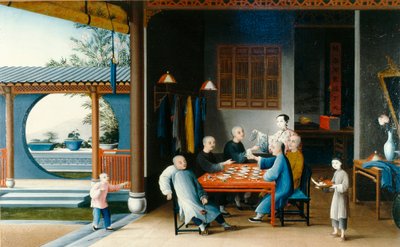 Een Eet Scène, c.1800 door Qing Dynasty Chinese School