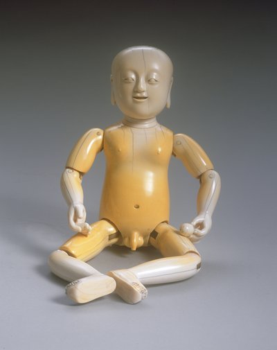 Gearticuleerd figuur van een jongen, Kangxi-periode (1662-1722) door Qing Dynasty Chinese School