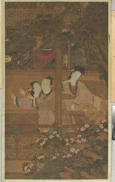 Droom van de Rode Kamer door Qing Dynasty Chinese School
