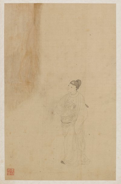 Figuur door Qing Dynasty Chinese School