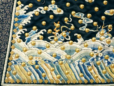 Zeldzaam ceremonieel uniform van een keizerlijke wacht, Qianlong / Jiaqing periode door Qing Dynasty Chinese School