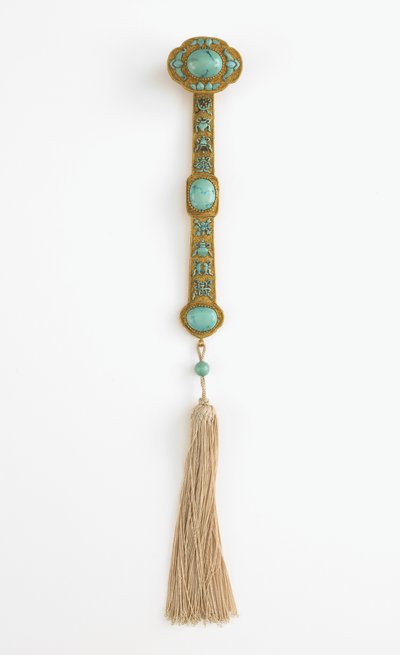Ruyi scepter, Qianlong regeerperiode door Qing Dynasty Chinese School