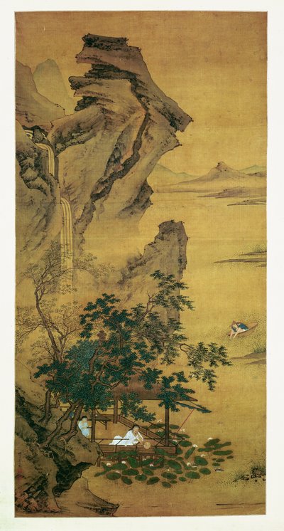 Zomer Reverie bij de Lotusvijver door Qiu Ying