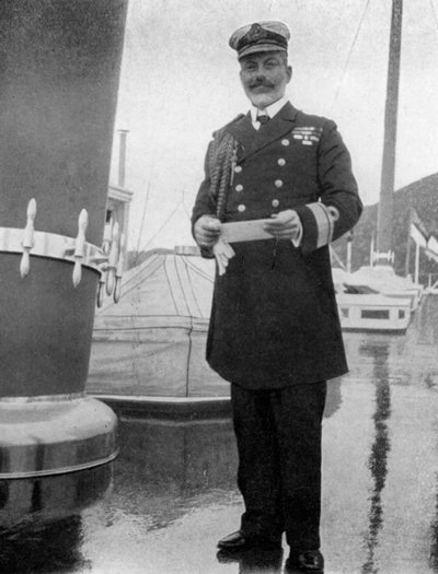 Commodore Sir Archibald Milne 1855-1938 door Queen Alexandra