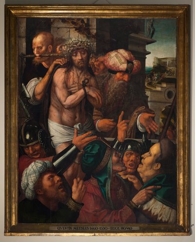 Ecce Homo. Quentin Metsijs. 16e eeuw door Quentin Massys or Matsys