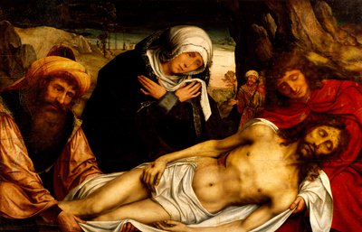 Pietà, Museo Diocesano, Gaeta door Quentin Massys or Metsys