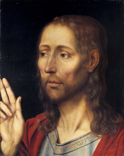 Salvator Mundi Redder van de Wereld door Quentin Massys or Metsys