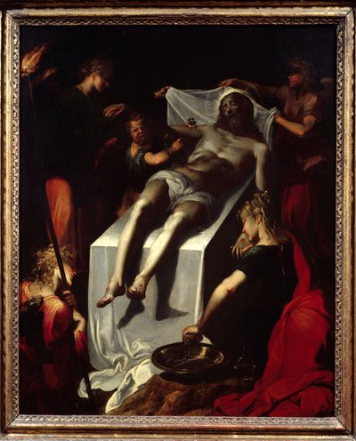 De begrafenis van Christus door Quentin Varin