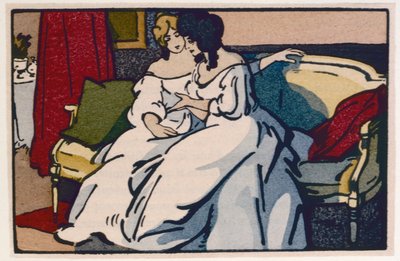 De hertogin de Langeais bezoekt de vicomtesse de Beauseant, illustratie uit 