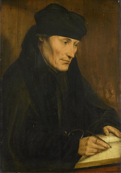 Portret van Desiderius Erasmus door Quinten Massijs (I) (copy after)