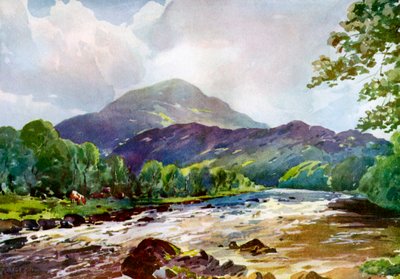 Aan de Teith bij Callander, Perthshire door RJ Begg