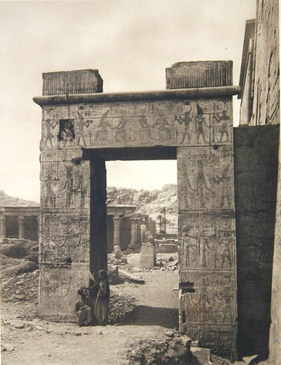 Tempel van Isis in Philae door R.M. Junghaendel