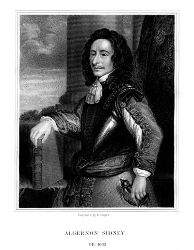Algernon Sydney, Engelse politicus, 1824 door R. Cooper