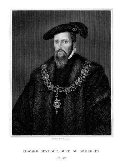 Edward Seymour, 1e Hertog van Somerset, Lord Protector van Engeland, 1823 door R. Cooper