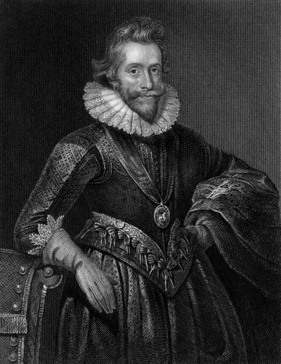 Henry Wriothesley, 3e Graaf van Southampton 1573-1624, 1824 door R. Cooper