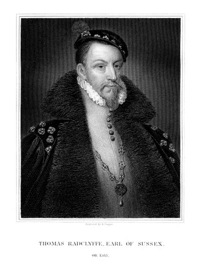 Thomas Radclyffe, 3e graaf van Sussex, Lord-Lieutenant van Ierland door R. Cooper