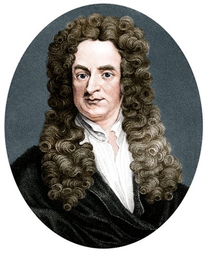 Isaac Newton, Engelse wiskundige, astronoom en natuurkundige, 1818 door R. Page