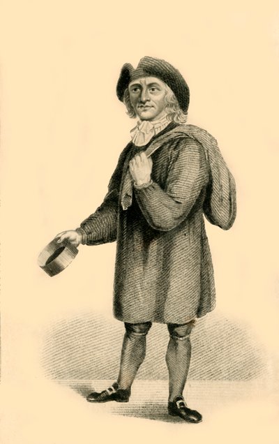 Thomas Britton, de muzikale kolenman, 1821 door R. Page