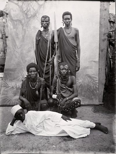 Maasai krijgers door R. V. Pereira