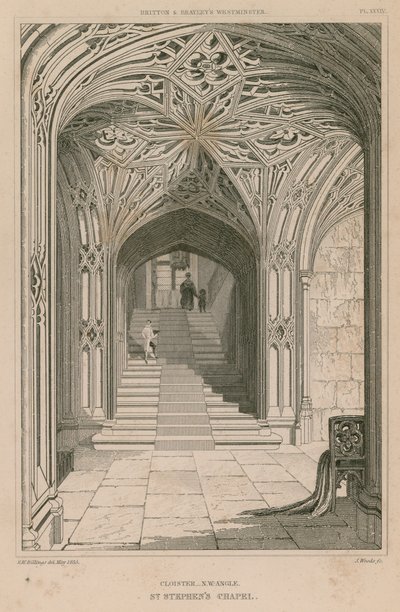 Noordwestelijke hoek van het klooster, St. Stephen