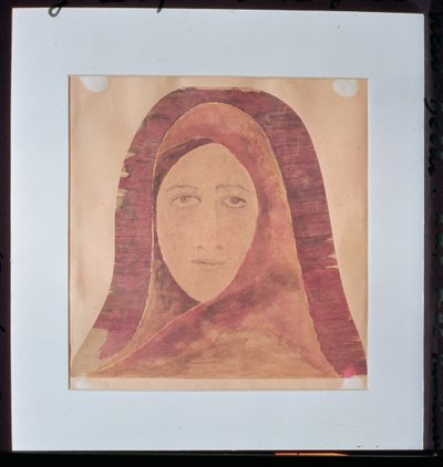 Hoofd van een vrouw door Rabindranath Tagore