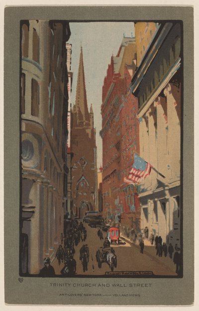 Trinity Church en Wall Street door Rachael Robinson Elmer