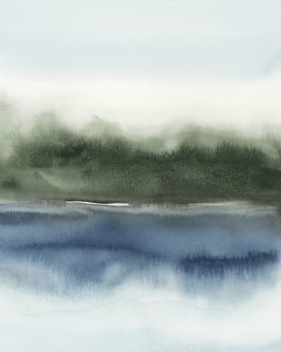 Rustig abstract landschap door Rachel Elise