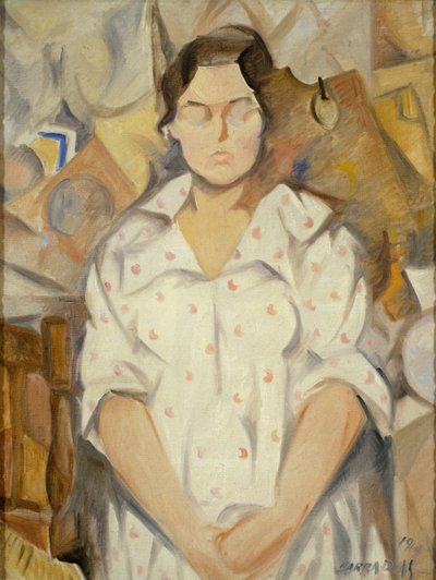 Portret van Pilar door Rafael Perez Barradas