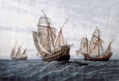 Ontdekking van Amerika 1885 door Rafael Monleon y Torres