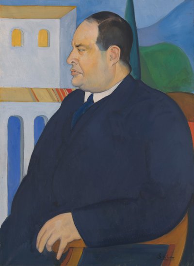 Portret van Joseph Stella door Rafael Sala