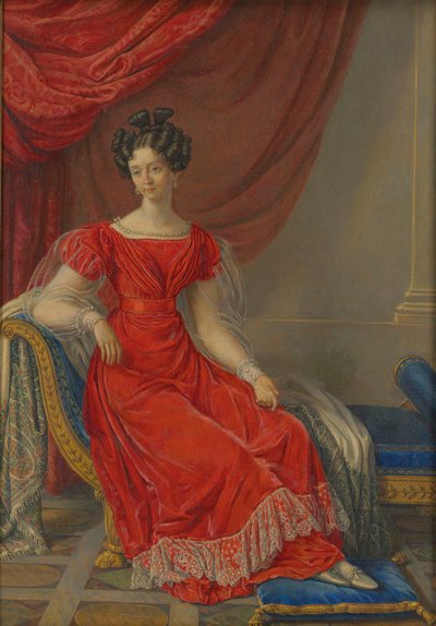 Maria Theresia van Oostenrijk 1801-1855, Koningin van Sardinië, Eerste helft van de 19e eeuw door Raffaelle Giovannetti