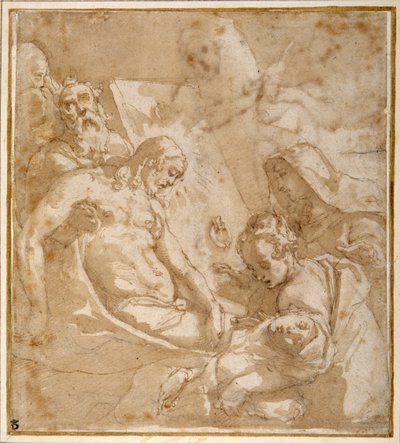 De Graflegging door Raffaellino da Reggio (c.1550 78)