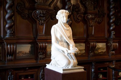 Gesluierde Vestaalse maagd door Raffaello Monti