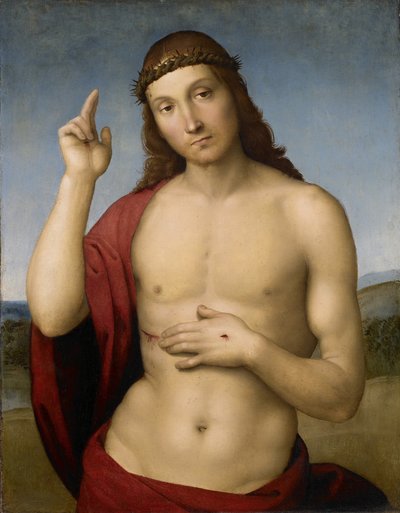 Christus Zegent door Raffaello Sanzio Raphael