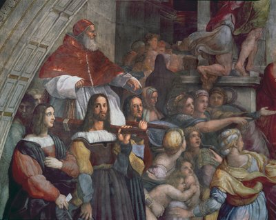 Verdrijving van Heliodorus uit de Tempel door Raffaello Sanzio Raphael