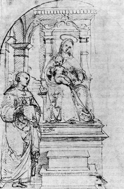 Nicolas De Tolentino, 1913 door Raffaello Sanzio Raphael