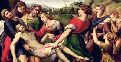 De Kruisafneming (detail) door Raffaello Sanzio Raphael