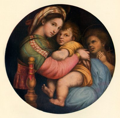De Madonna Della Sedia door Raffaello Sanzio Raphael