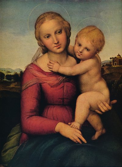 De Kleine Cowper Madonna door Raffaello Sanzio Raphael