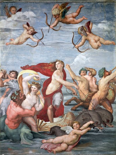 Triomf van Galatea, c. 1512 door Raffaello Sanzio Raphael