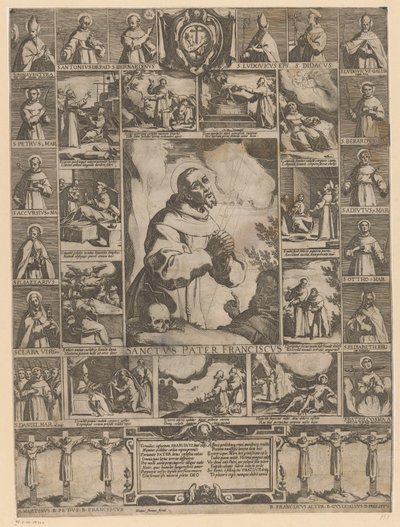 Leven van de heilige Franciscus van Assisi door Raffaello Schiaminossi (possibly)