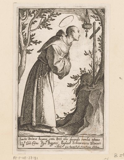 Heilige Didacus van Alcalá door Raffaello Schiaminossi