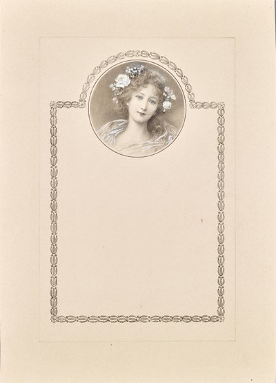 Ontwerp voor wenskaart door Raimund Ritter Von Brennerstein Wichera