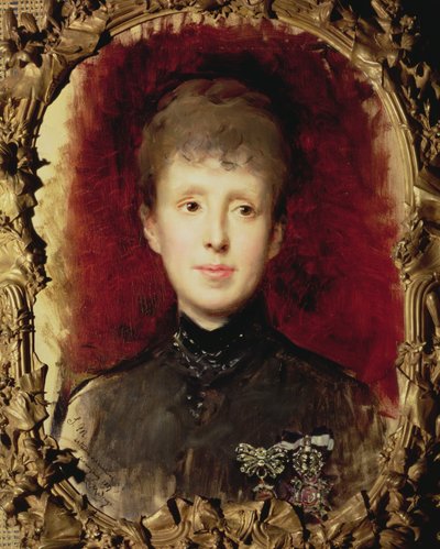 Marie Christine van Habsburg, 1887 door Raimundo de Madrazo y Garreta